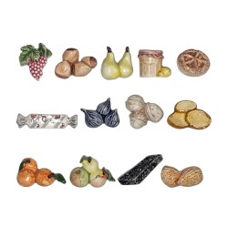 Série complète de 13 fèves Les treize desserts 2003