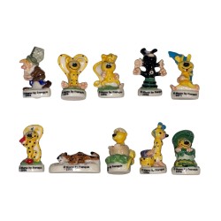 Série complète de 10 fèves Marsupilami 2006