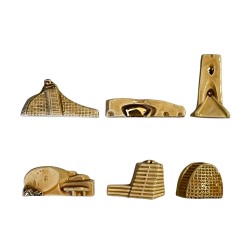 Série complète de 6 fèves La Grande Motte 2006