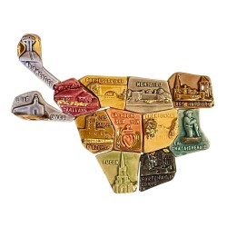 Série complète de 12 fèves La Roche sur Yon 2006