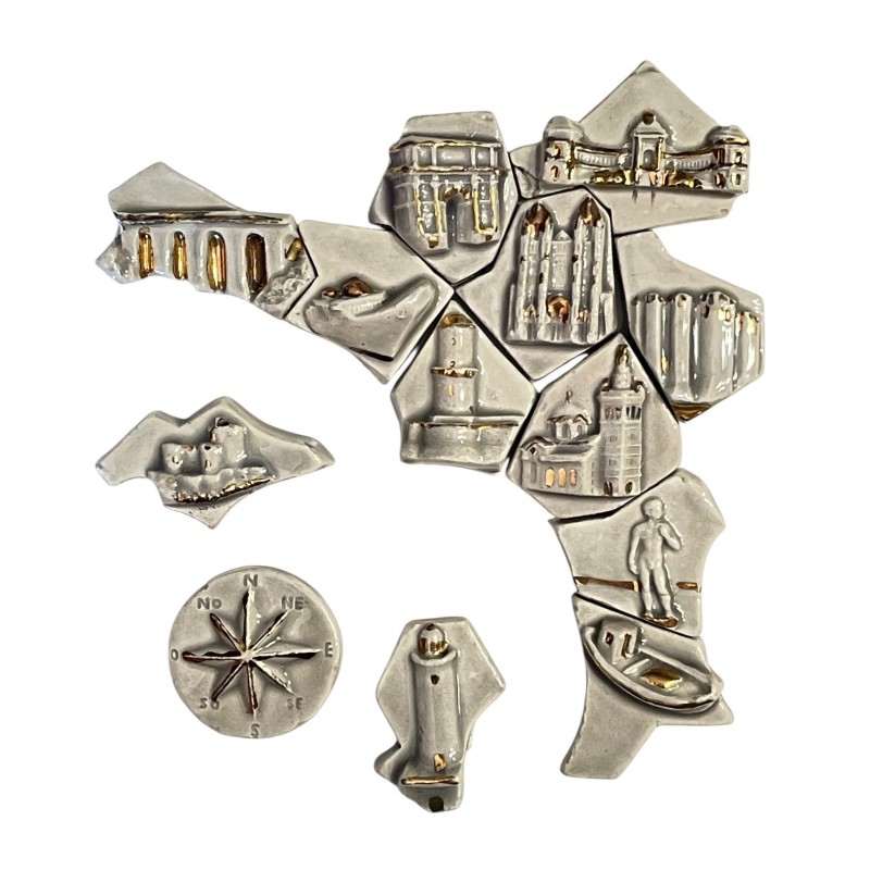 Série complète de 13 fèves Marseille 2006