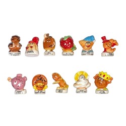 Série complète de 11 fèves Coup de pâte 2007