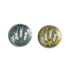 Série complète de 2 fèves Max Poilâne - Têtes d'âne 2008