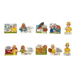 Série complète de 10 fèves Paroles de Ch'tits 2009