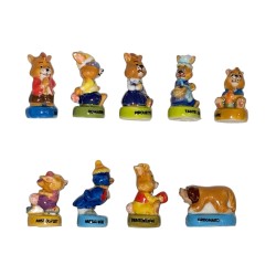 Série complète de 9 fèves Copain lapin - La famille Passiflore 2009