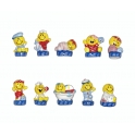 Complete set of 10 feves Baby Smiley marins 2022