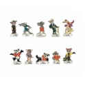 Complete set of 10 feves Bambou et compagnie