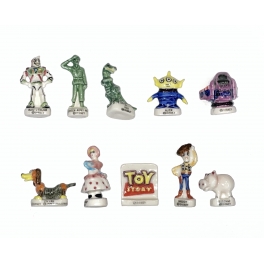 Complete set of 10 feves Toy Story I