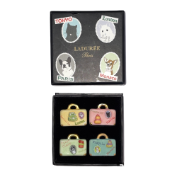Coffret de 4 fèves Ladurée 2011