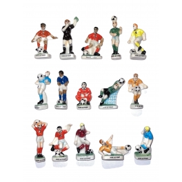 Complete set of 15 feves Vive le foot II