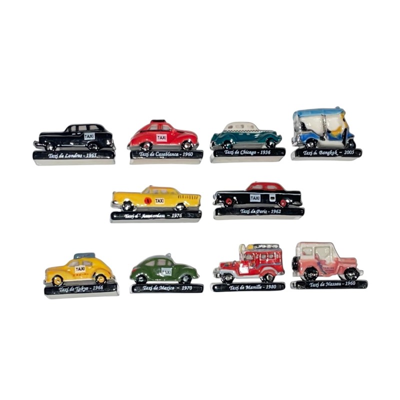 Série complète de 10 fèves Hep taxi 2012