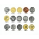Complete set of 15 feves 15 monnaies pour un euro IV
