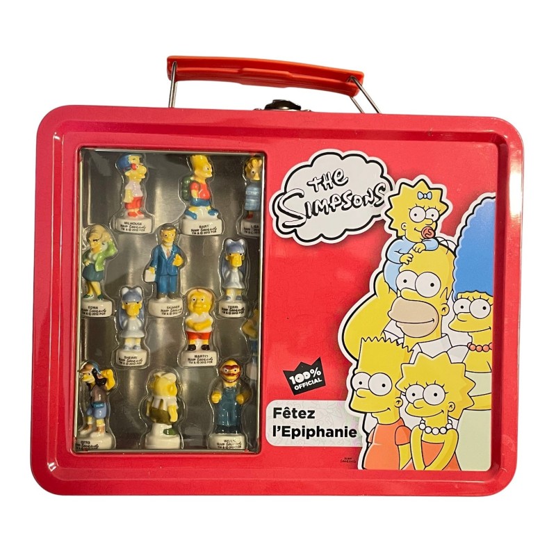 Coffret de 12 fèves Simpson à l'école 2013
