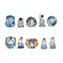 Complete set of 10 feves Happy Feet 2