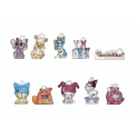 Complete set of 10 feves Barcode Kitties pendentifs
