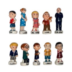 Série complète de 10 fèves La Mie Câline - Le Petit Nicolas 2015