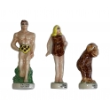 Série complète de 3 fèves Fêtez les rois avec Tarzan médium
