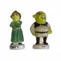 Complete set of 2 feves Shrek médium