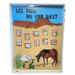 Box of 10 feves Les rois au Far West