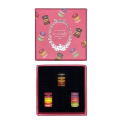 Coffret de 3 fèves Ladurée - Macarons 2018