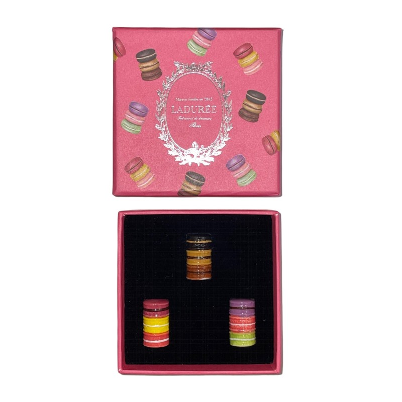 Coffret de 3 fèves Ladurée - Macarons 2018