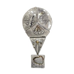 Série complète de 5 fèves La Talemelerie - Les moyens de transport - Gris 2020