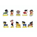 Complete set of 10 feves Pat Patrouille pirate