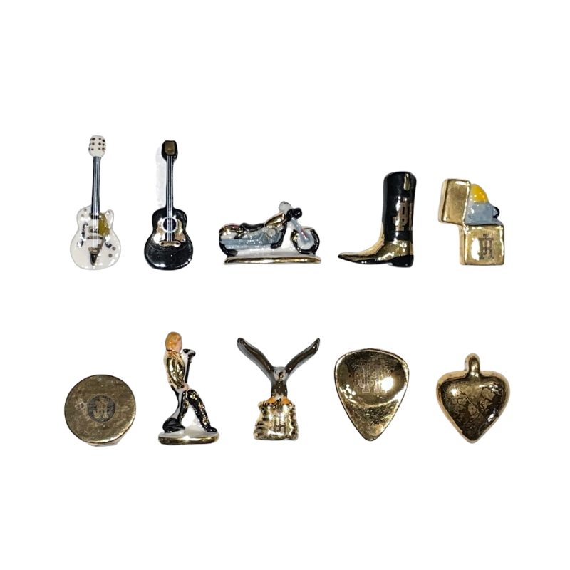 Série complète de 10 fèves Passion Johnny Hallyday 2021