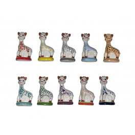 Série complète de 10 fèves Sophie la girafe graffik 2023