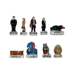 Série complète de 9 fèves Animaux fantastiques Pré-série 2022