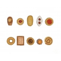 Complete set of 10 feves Biscuits et gourmandises