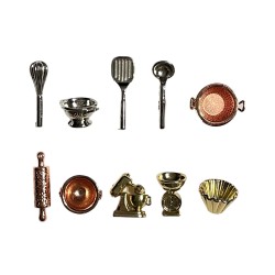 Série complète de 10 fèves Ere pâtissière 2024