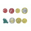 Série complète de 8 fèves Suisse Normande - Les euros