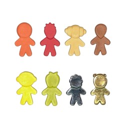 Série complète de 8 fèves Grolet & le Meurice - Trompe l'oeil 2024