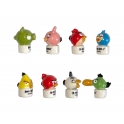Complete set of 8 feves Angry Birds au départ