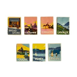 Série complète de 7 fèves Bread store 2024