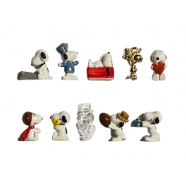 Série complète de 10 fèves Snoopy fashion 2023