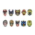 Série complète de 10 fèves Les masques vénitiens