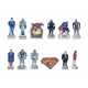 Complete set of 12 feves Superman