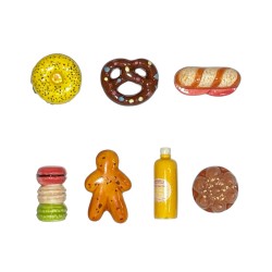 Série complète de 7 fèves Poulaillon 2024