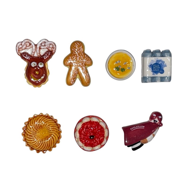 Série complète de 7 fèves Poulaillon 2025