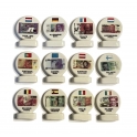 Série complète de 12 fèves L'euro