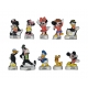 Complete set of 10 feves Mickey et ses amis