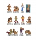 Complete set of 12 feves Scooby-Doo