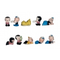 Complete set of 10 feves Baby Popeye