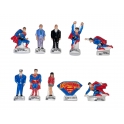 Complete set of 10 feves Superman