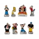 Complete set of 8 feves Popeye