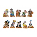 Complete set of 10 feves Epiphanie Lucky Luke