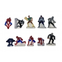 Complete set of 10 feves Spiderman III