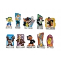 Complete set of 10 feves Looney Tunes active